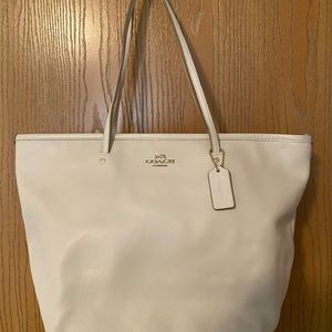 Coach leather handbag
